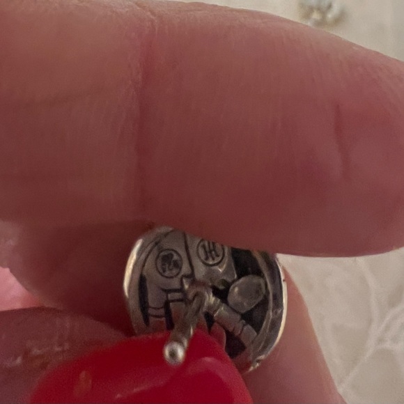 John Hardy Sterling Silver black spinel stones earrings - Picture 5 of 8